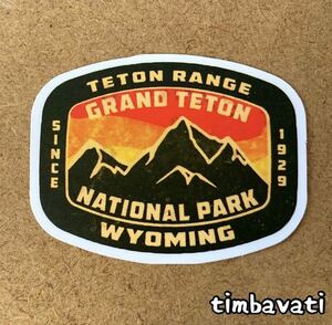  new goods [ America ] Grand ti ton national park sticker 121