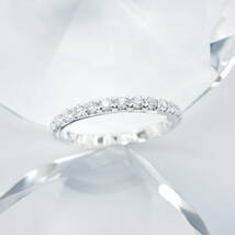 約9号 最高級Dカラー モアサナイト フルエタニティリング 指輪 シルバー925 モアッサナイト 人工ダイヤモンド フルエタニティー_画像5
