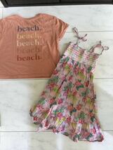 ROXY キャミワンピース　Tシャツ　セット　ロキシー　110 KIDS_画像1