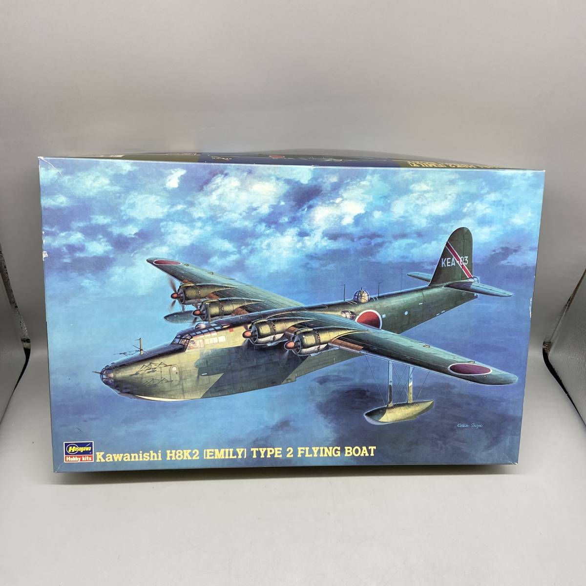 Σ現状品ハセガワ1/72 川西H8K2 二式大型飛行艇12型プラモデル航空機