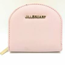 ▲送料185円 JILLSTUART ジルスチュアート 財布 ピンク 二つ折り レディース ファッション 小物 USED 古着 ▲ K11196_画像1