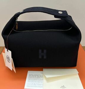 HERMES 《ブリッド・ア・ブラック》 GM 黒　バス用ポーチ　ブラック　エルメス　正規品