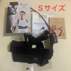 MTG (エムティージー) Style BX (スタイルビーエックス) BS-BX2234-Sブラック S 猫背 姿勢矯正 ベルト