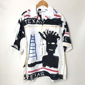 WACKO MARIA×JEAN-MICHEL BASQUIAT 23SS バスキア ハワイアンシャツ アロハ メンズ Lサイズ マルチカラー系 ワコマリア トップス A2524◆