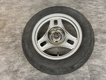 スズキ　ジェンマクエスト90　CD13A　フロントホイール　タイヤ　シャフト付き　J10×1.85 2スト　SUZUKI 純正　部品　パーツ_画像3