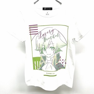 アルマビアンカ 【新品】arma bianca SHAMAN KING シャーマンキング リゼルグダイゼル lette-graph Tシャツ 半袖 綿100% S 白 レディース