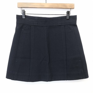  Vanessa Bruno [ translation have : new goods ]vanessabruno deer. . miniskirt lining attaching plain cloth feeling .. cotton 100% 34 dark navy lady's 