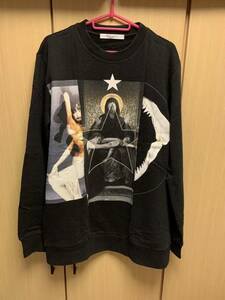 正規 15AW GIVENCHY ジバンシー ジバンシィ Riccardo Tisci リカルド ティッシ シャーク マリア バンビ 切替 スウェット S