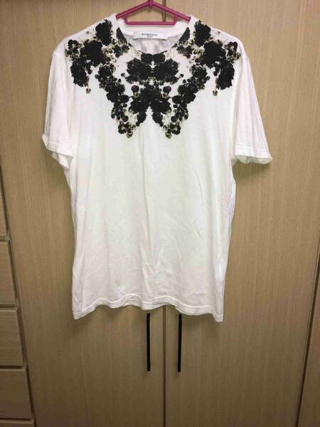 正規 15SS GIVENCHY ジバンシー ジバンシィ Riccardo Tisci リカルド ティッシ かすみ草 Ｔシャツ 白 S 15J 7385 694