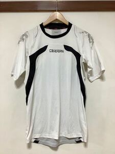 ろ1136 Kappa カッパ メッシュTシャツ GARA 半袖Tシャツ L ドライ 速乾 ホワイト/ブラック/グレー