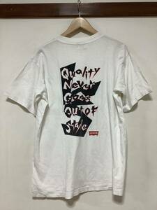 ろ1129 Levi's リーバイス ポケットTシャツ 半袖Tシャツ M ホワイト ストリート 日本製