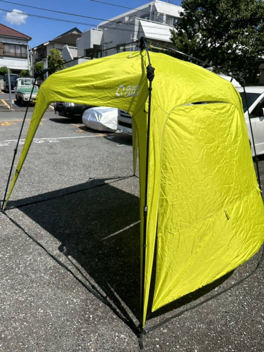 中古】ポリコットンオクタタープ[クイックキャンプ]4.2x5.2m
