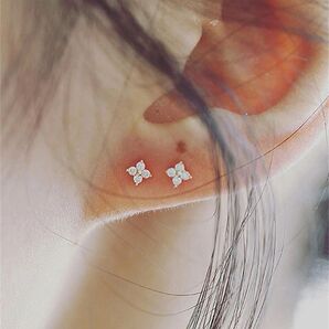 18kコーティングピアス