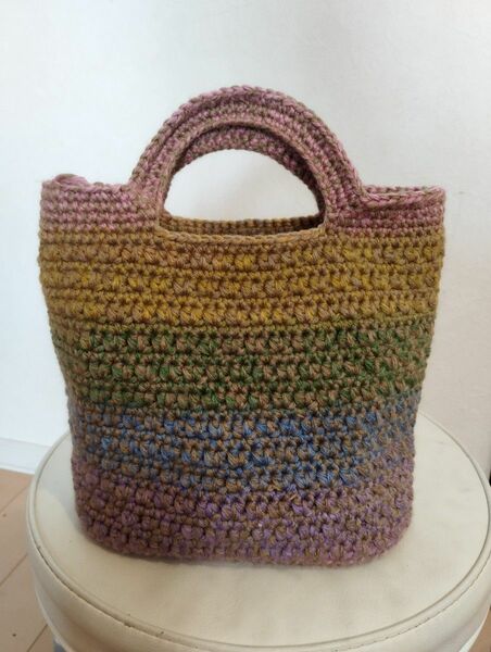 手編みトートバッグ