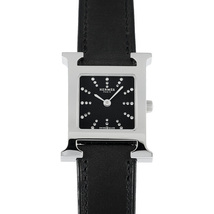 エルメス HERMES Hウォッチ 054065WW ブラック文字盤 新品 腕時計 レディース_画像1