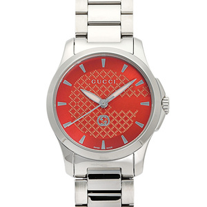 グッチ GUCCI Gタイムレス YA1265049 コーラルレッド文字盤 新品 腕時計 レディース