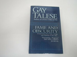 GAY TALESE Author of UNTO THE SONS　洋書　中古