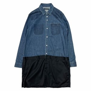 John UNDERCOVER ジョンアンダーカバー　Docking Long Shirts インディゴ サイズ:1