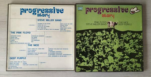 PROGRESSIVE STORY BOX SET PINK FLOYD DEEP PURPLE THE NICE STEVE MILLER BAND イタリア盤