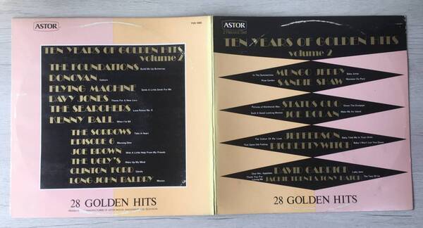 TEN YEARS OF GOLDEN HITS VOLUME 2　MUNGO JERRY STATUS QUO JEFFERSON DONOVAN EPISODE 6　JOE BROWN KENNY BALL THE SORROWS