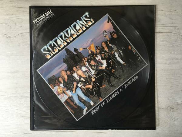 SCORPIONS BEST OF ROCKERS N' BALLADS ピクチャーディスク　ドイツ盤