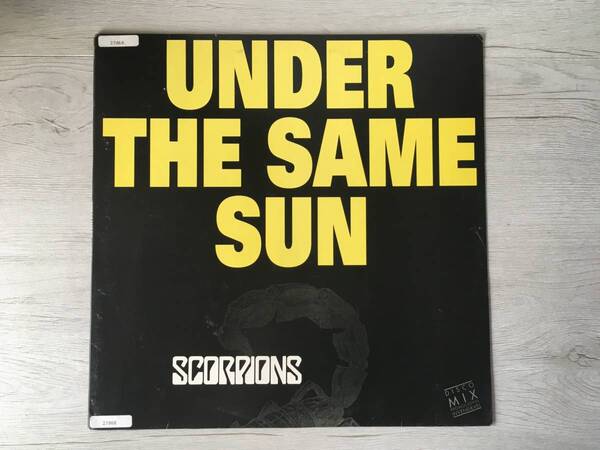 SCORPIONS UNDER THE SAME SUN ブラジル盤 PROMO