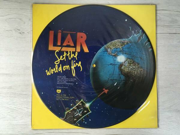 LIAR SET THE WORLD ON FIRE US盤　PROMO STEVE MANN