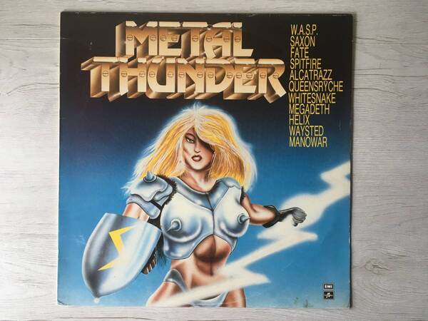 METAL THUNDER ギリシャ盤 SAXON FATE ALCATRAZZ WHITESNAKE WAYSTED MANOWAR MEGADETH QUEENSRYCHE SPITFIRE HELIX
