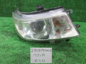 ワゴンＲ DBA-MH23S 右ヘッドライト 100-59191 HID スティングレーX 309042