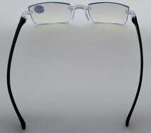 軽量近視メガネ -1.00 度あり フレームなし ブルーライトカット ファッション眼鏡_画像5