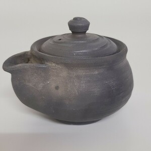 sa23). bin unused Ono wide person inspection : small teapot Bizen . Yakishime . tea utensils . tea utensils small teapot 