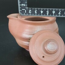 ノ92) 宝瓶 未使用 小野広人 検:急須 備前焼 焼締め 煎茶道具 煎茶器 急須 萩焼_画像7