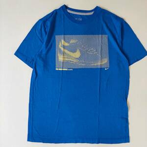NIKE　ナイキ　the othletic depr. 半袖　Tシャツ　ブルー　Lサイズ　プリント　大きいサイズ　オーバーサイズ　ロゴ　シューズ