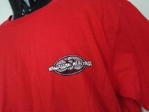 kkyj1331 ■ anvil ■ アンビル Tシャツ トップス カットソー 半袖 プリント コットン 赤 M_画像4