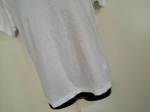 kkyj1444 ■ ユニクロ ■ Tシャツ トップス カットソー 半袖 Vネック シンプル 白 S_画像3