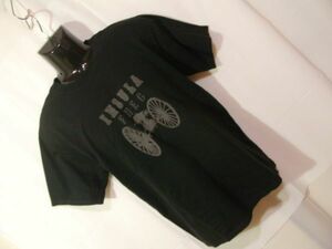 ssy2517 insula anvil メンズ 半袖 Tシャツ ブラック ■ フロントプリント ■ クルーネック カジュアル コットン100 Mサイズ