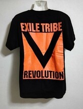kkyj1007 EXILE TRIBE REVOLUTION Tシャツ 半袖 イベント 黒 コットン M_画像3