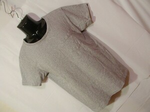 ssy2987 B&H メンズ 半袖 Tシャツ ライトグレー ■ 胸ポケット ■ 丸首 シンプル カジュアル トップス Mサイズ