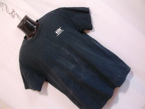ssy1662 sec メンズ 半袖 Tシャツ ブラック ■ 前後プリント ■ クルーネック カジュアル 綿100％ Lサイズ