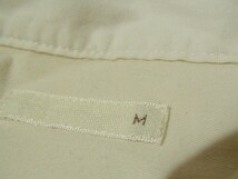 ssy1699 GU ジーユー メンズ 半袖 シャツ ホワイト ■ 胸ポケット ■ 無地 コットンシャツ カジュアル Mサイズ_画像8