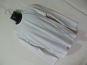 ssy6127 ユニクロ BODY TECH 長袖 Tシャツ ホワイト ■ 無地 ■ クルーネック メッシュ 大きいサイズ XL ボディテック UNIQLO