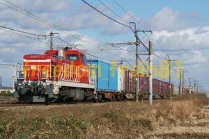 鉄道写真 04043:DD200-601＋コキ 水島貨物