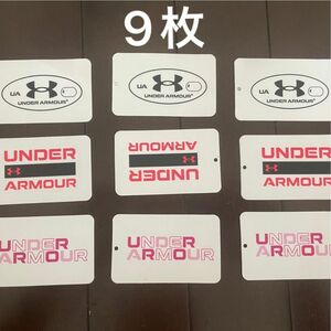 【9枚】 未使用 アンダーアーマー　UNDER ARMOR ステッカー　シール スマホ デコレーション スポーツブランド
