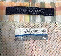 Columbia コロンビア PFG PERFORMANCE FISHING GEAR SUPER BAHAMA 半袖 チェック シャツ L_画像8