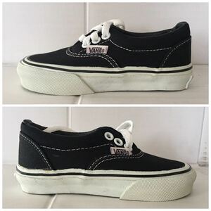  редкий America производства VANS Vans ERAela обувь чёрный × белый 16cm