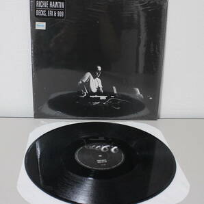 カナダ盤 LP アナログ RICHIE HAWTIN / DECKS,EFX ＆ 909 手彫りマト シュリンク 中古美品の画像2