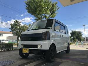 車検残り付き　エブリーワゴン　ターボ　 145000km リフトアップ　アゲ車　仕事　遊び　キャンプ　