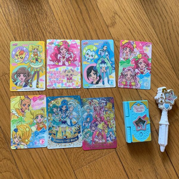 プリキュアカード7枚です。数年前に購入して自宅保管です。人気タイトルプリキュアグッズ種類カード/シール