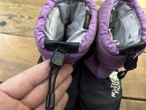 THE NORTH FACE ザ ノースフェイス NUPTSE BOOTIE ヌプシ ブーティー NFJ51981 21cm キッズ ブーツ パープル USED_画像6