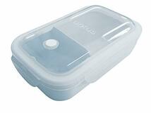 アスベル 弁当箱 ランチボックス 1段 スリム レンジ・食洗器対応 汁漏れ防止 冷凍可能 1段 ランタス WTL-500 Ag抗菌 ブルー 50_画像1